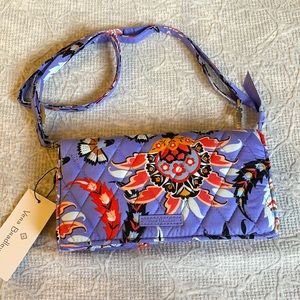 NWT Vera Bradley crossbody wallet mural garden